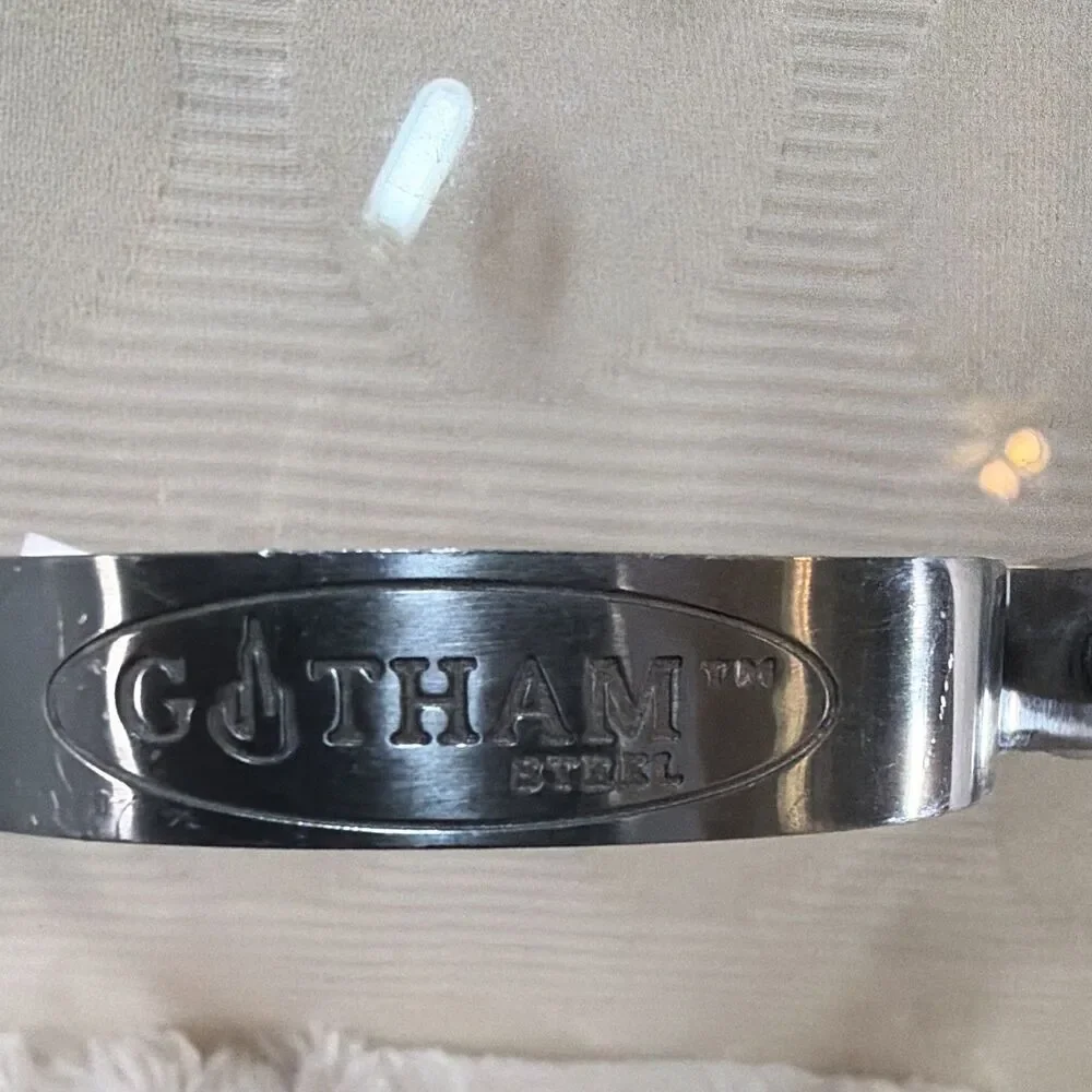 Gotham Steel 8 Inch Glass Replacement Lid Stainless Rim Steam Vent